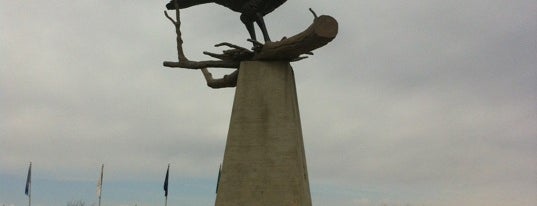 Belgrade Centennial Memorial World's Largest Crow is one of An Unusual Minnesota Bucket List.