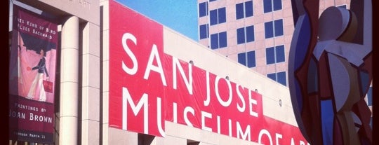 San Jose Museum of Art is one of Olly Checks In.