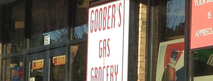 Goober's Gas & Grocery is one of the list.