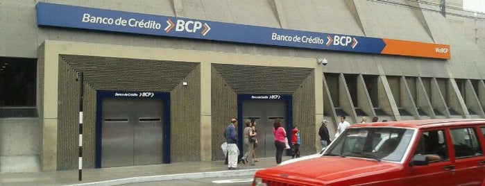 Banco de Crédito BCP is one of Locais curtidos por Patricia.