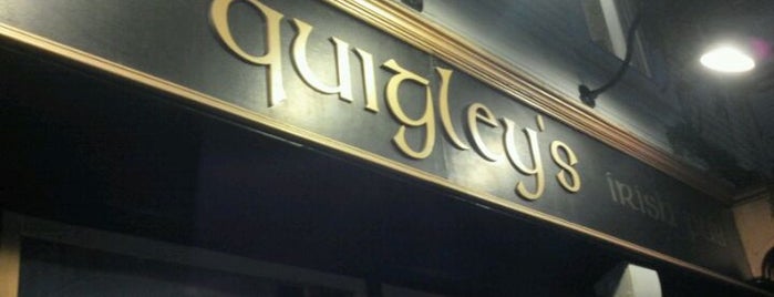 Quigley's Irish Pub is one of Tempat yang Disukai Angie.