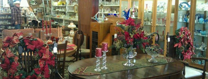 County Seat Antiques is one of Wassail Fest Downtown Denton.