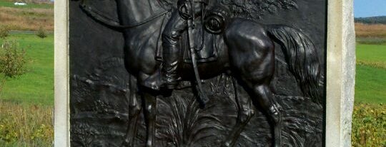 9th New York Cavalry monument is one of Gettysburg Battlefield.
