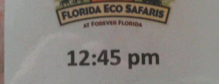 Florida EcoSafaris at Forever Florida is one of Kissimmee Florida.