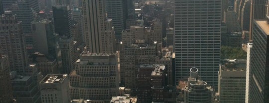 Rockefeller Center is one of Rooftops in New York City.