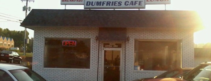 Harold & Cathy's Dumfries Cafe is one of สถานที่ที่ Tommy ถูกใจ.