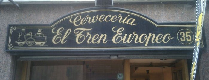 El Tren Europeo is one of Restaurantes y cafeterías con carta para celíacos.