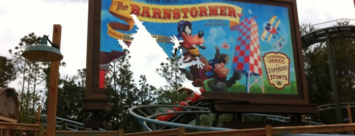 The Barnstormer is one of Disney World/Islands of Adventure.