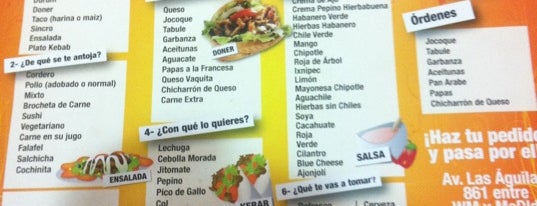 King Kebab (Tacos Arabes) is one of DF.
