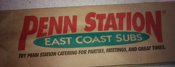 Penn Station East Coast Subs is one of Locais curtidos por Philip.