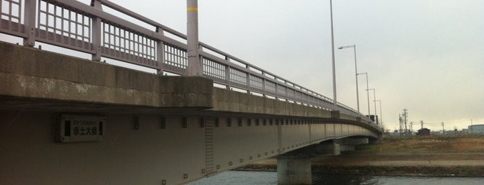 赤土大橋 is one of 犀川[おとこ川](Sai River).