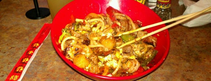 Genghis Grill is one of Places to try.
