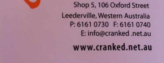 Cranked is one of Cafes.