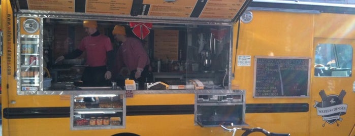 Wafels & Dinges - Herald Square is one of Uber's Favorite NYC Food Trucks.