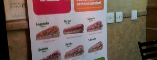 Subway is one of Locais favoritos para ir..