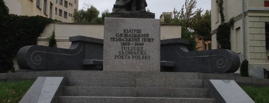 Пам'ятник Юліушу Словацькому is one of Памятники Киева / Statues of Kiev.