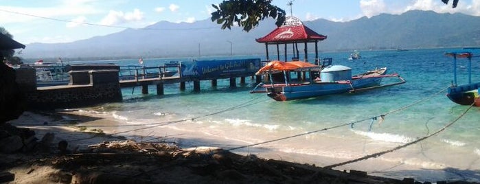 Gili Air Harbor is one of Three Small Paradise: The Gili Islands.