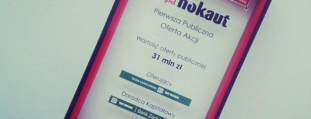 Grupa Nokaut HQ is one of Foursquare specials | Polska - cz.1.