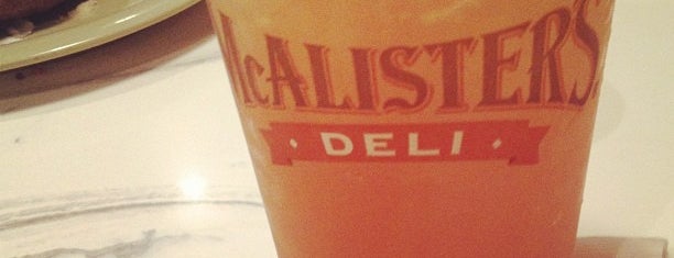 McAlister's Deli is one of Julia’s Liked Places.