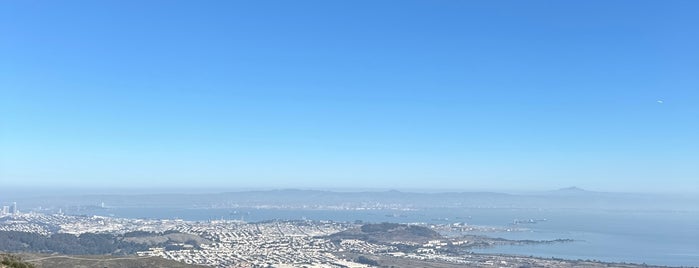 Top of San Bruno Mountain is one of SF Bay Area.