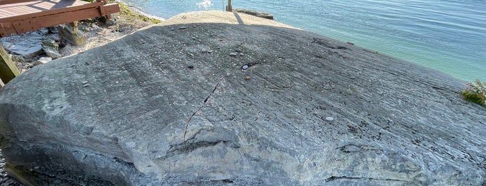 Inscription Rock Petroglyphs is one of Kelleys Island.