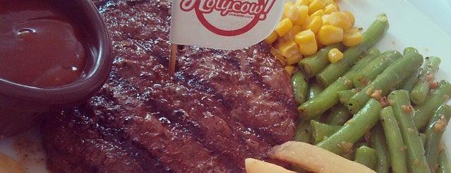 Holycow! Steakhouse is one of Locais curtidos por Dee.