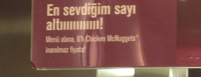 McDonald's is one of İstanbul Etiket Bonus Mekanları Anadolu Yakası.