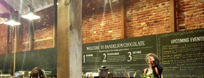 Dandelion Chocolate is one of SF.