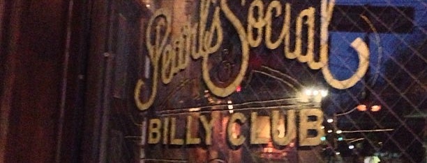 Pearl's Social & Billy Club is one of BKLYN.