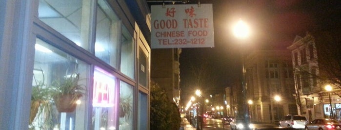 Good Taste Chinese is one of Tempat yang Disukai Tierney.