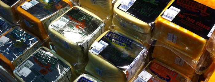Gibbsville Cheese is one of Wisconsin.