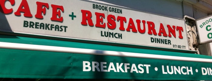 Brook Green Cafe is one of My London Haunts.