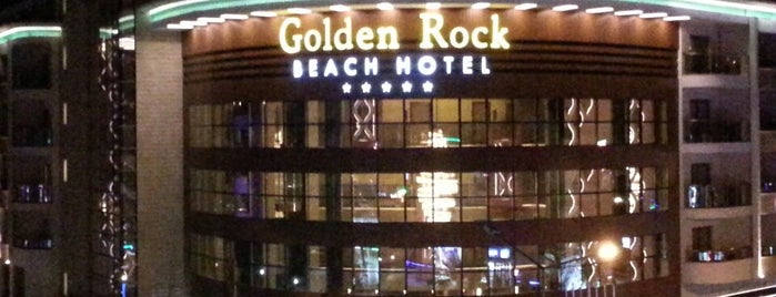 Golden Rock Beach Hotel is one of Duygu 님이 저장한 장소.