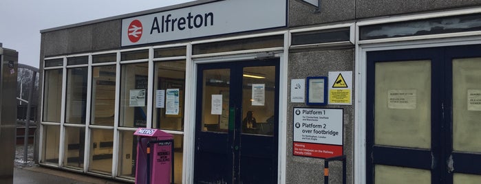 Alfreton Railway Station (ALF) is one of Railway Stations.
