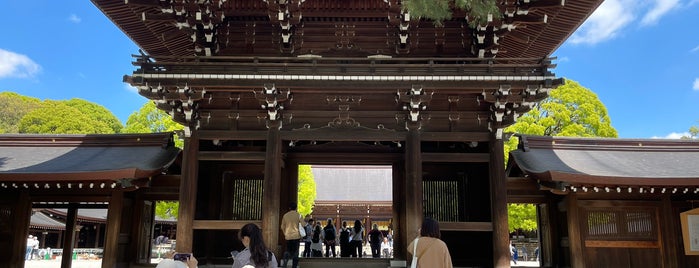 Honden (Main Shrine) is one of Tokyo places to go.