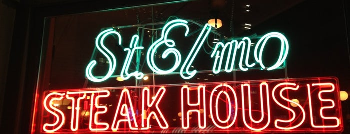 St. Elmo Steak House is one of Favorite Indy Spots.