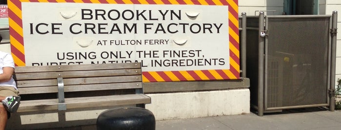 Brooklyn Ice Cream Factory is one of To Try.