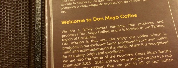 Café Don Mayo is one of Costa Rica todo.