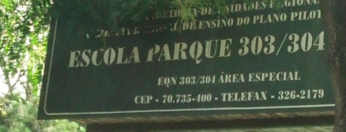 Escola Parque 303/304 Norte (EP 304/304) is one of Lugares bacanas.