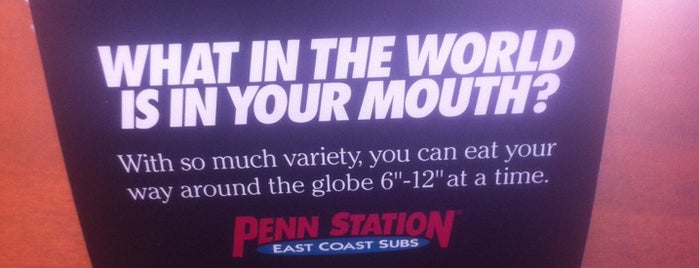 Penn Station East Coast Subs is one of Want to try.
