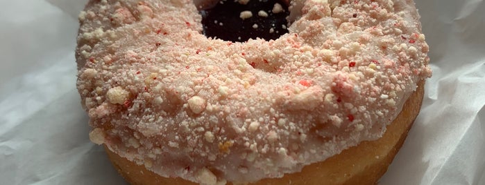 Hugs & Donuts is one of Places to Try.