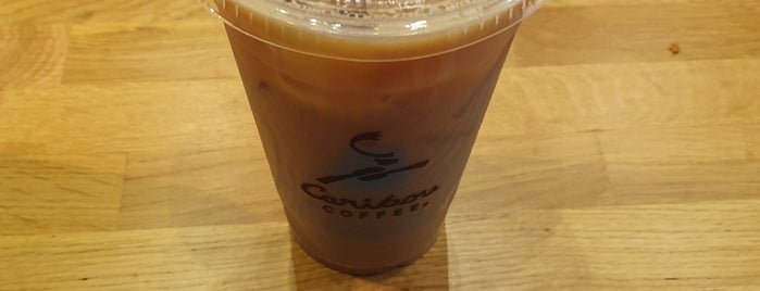 Caribou Coffee is one of สถานที่ที่บันทึกไว้ของ Kimmie.