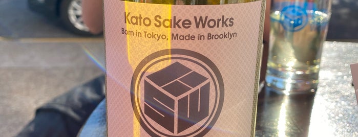 Kato Sake Works is one of NYC BK WilmsBrg.