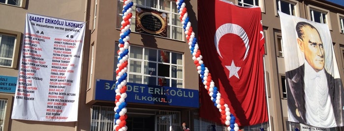Saadet Erikoğlu İlköğretim Okulu is one of สถานที่ที่ Mehmet Lütfü ถูกใจ.