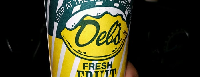 Del's Frozen Lemonade is one of Posti salvati di Stacy.