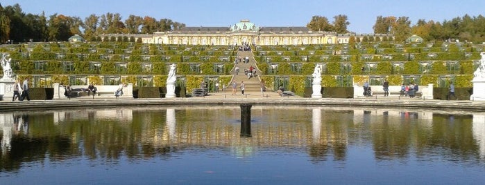 Сан-Суси дворец is one of Parks - Berlin's green oases.