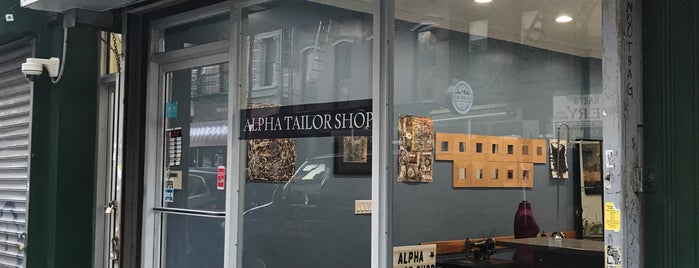 Alpha Tailor Shop is one of NYC stuff to do.