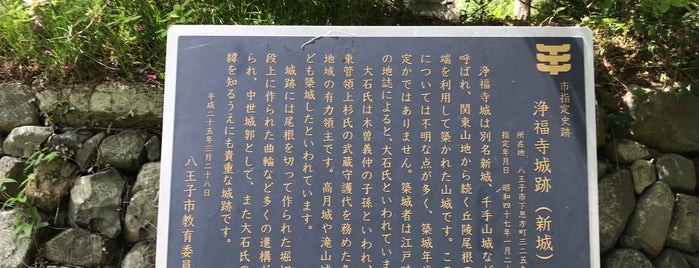浄福寺城 (新城) 跡 is one of 東京⑥23区外 多摩・離島.