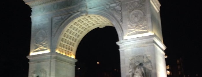 Washington Square Park is one of The best places.