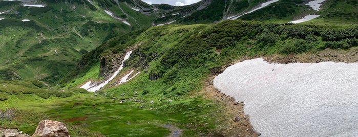 立山の山埼圏谷@国指定天然記念物 is one of Tateyama Kurobe Alpen Route.